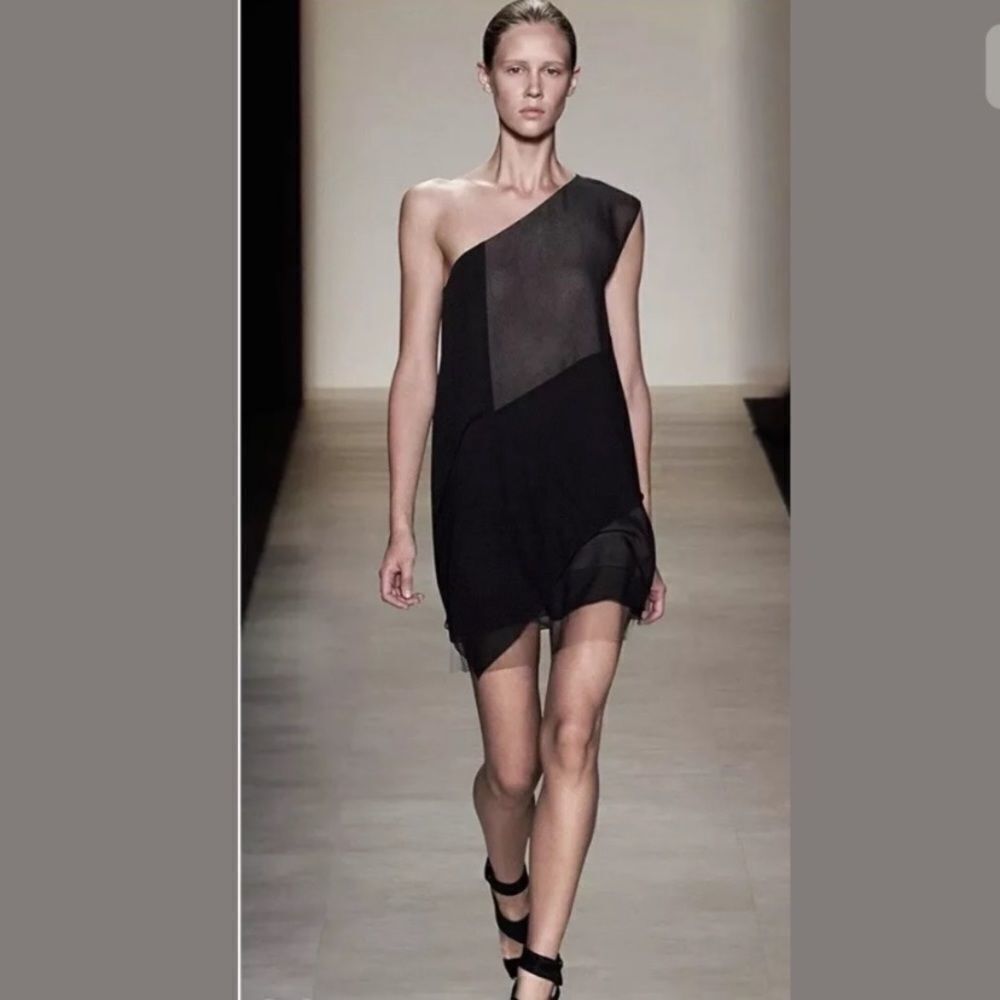 BCBG MaxAzria Runway Margie 100% silk dress, XS